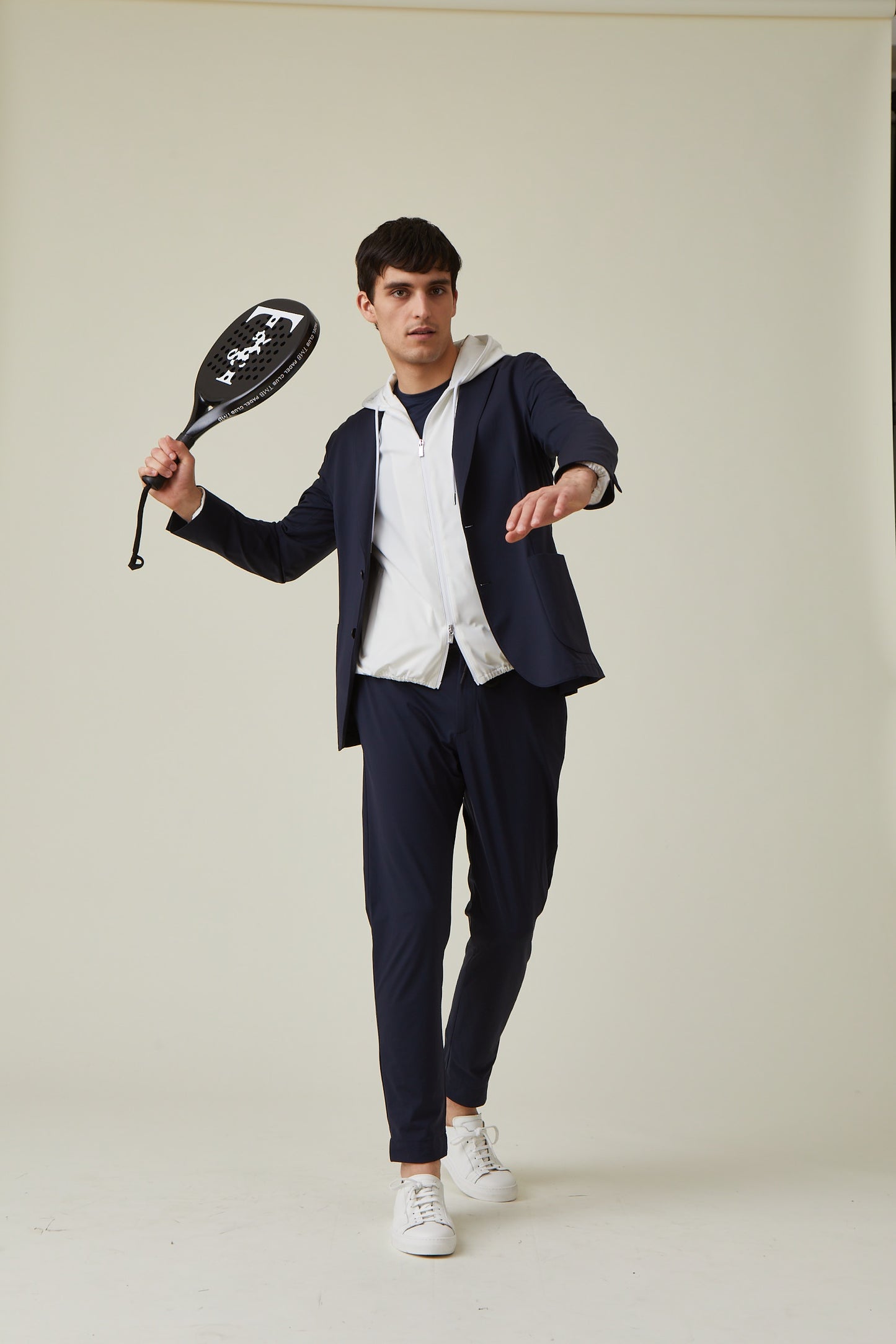 TOMBOLINI - Costum Running sport-elegant, din materiale tehnice - lana / jersey.