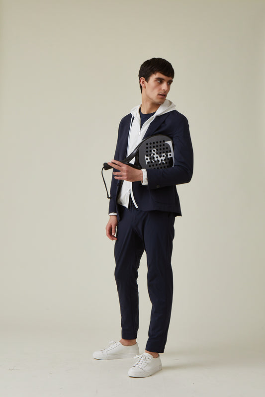 TOMBOLINI - Costum Running sport-elegant, din materiale tehnice - lana / jersey.