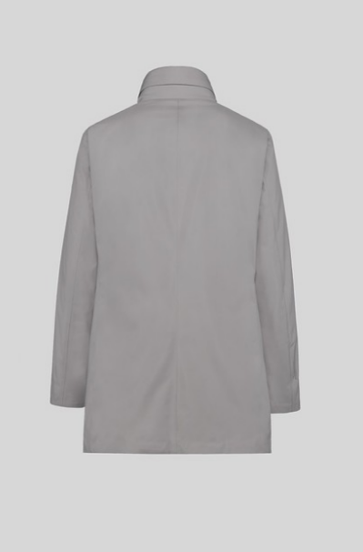 People of Shibuya - ITOKU - Jacketa tip trench, din 100% polyester, combinatie culori negru / verde