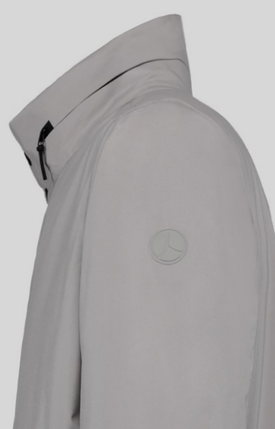 People of Shibuya - ITOKU - Jacketa tip trench, din 100% polyester, combinatie culori negru / verde