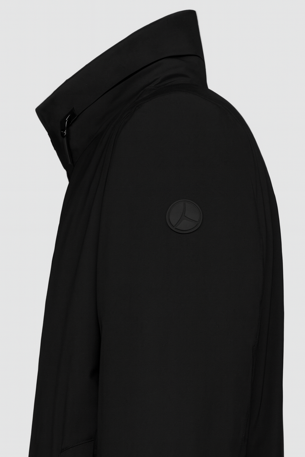 People of Shibuya - ITOKU - Jacketa tip trench, din 100% polyester, negru.