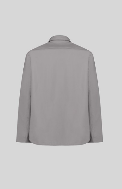 People of Shibuya - KISO - Overshirt din 65% polyester si 35% bumbac, gri.