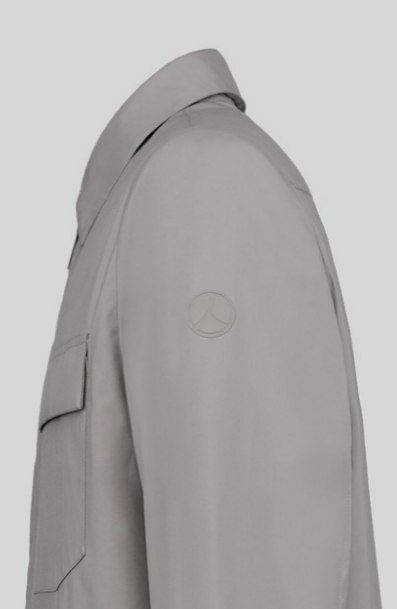 People of Shibuya - KISO - Overshirt din 65% polyester si 35% bumbac, gri.