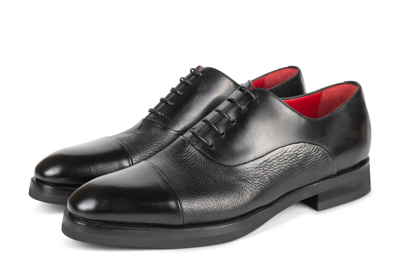 Barrett - Pantofi negri clasici model Herry Lisse din piele naturala