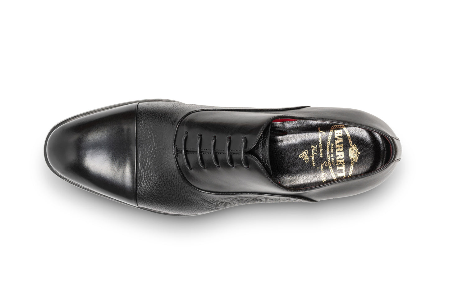 Barrett - Pantofi negri clasici model Herry Lisse din piele naturala