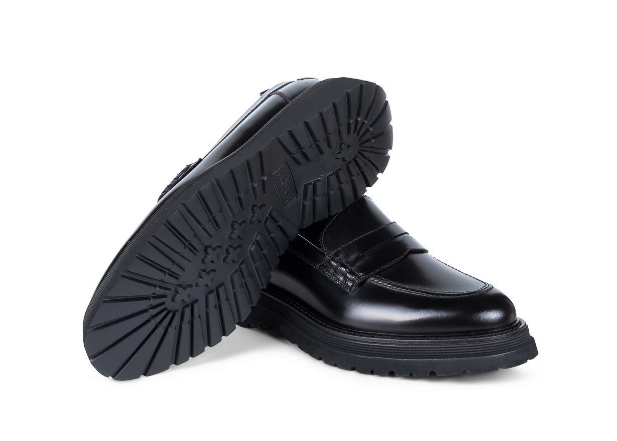 Barrett - Pantofi din piele naturala tip loafer cu talpa over-size