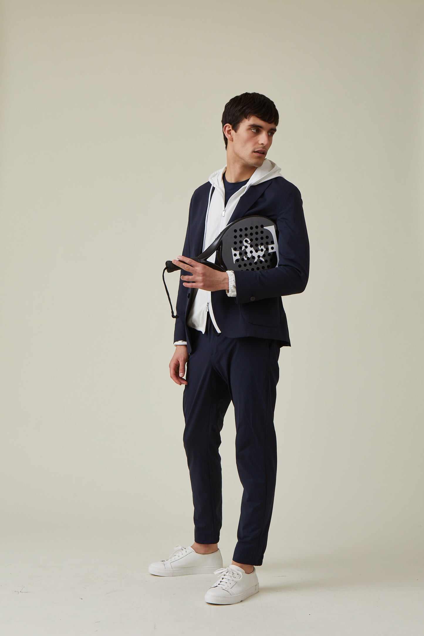 TOMBOLINI - Costum Running sport-elegant, din materiale tehnice - lana / jersey.