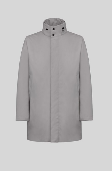 People of Shibuya - ITOKU - Jacketa tip trench, din 100% polyester, combinatie culori negru / verde
