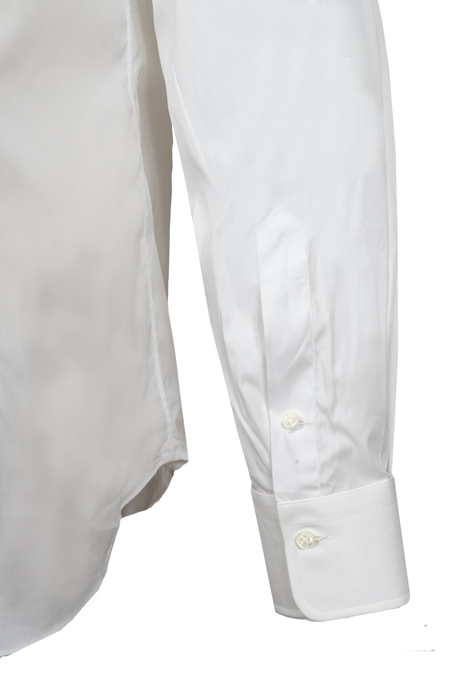ALESSANDRO GHERARDI - Camasa alba, model trim-fit, din 100% bumbac.