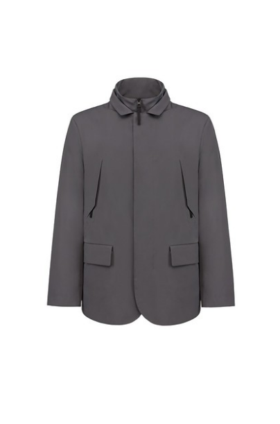 People of Shibuya - SHOWA - Jacketa cu fermoar, din 100% fibra polyamida, navy-blue.