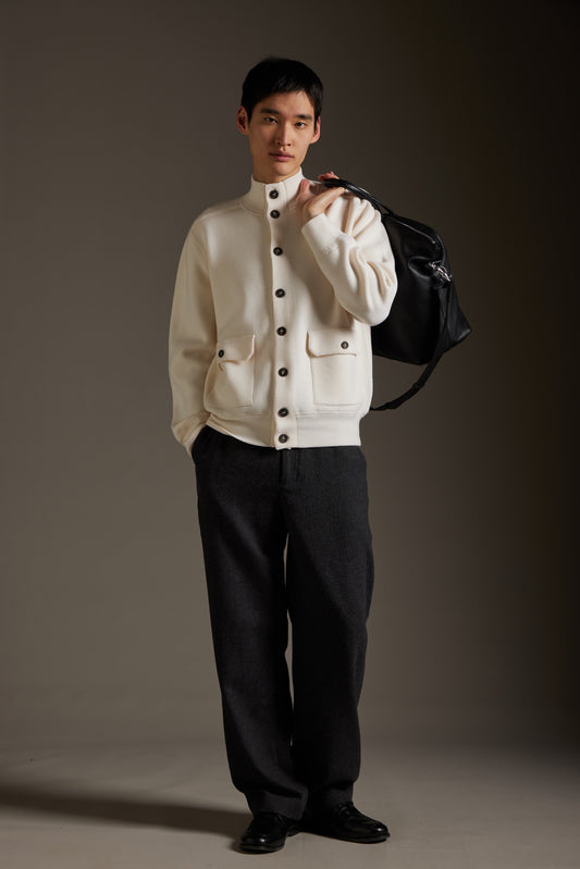 Kangra - Jacketa din lana 100%, culori disponibile: antracit, negru, alb.