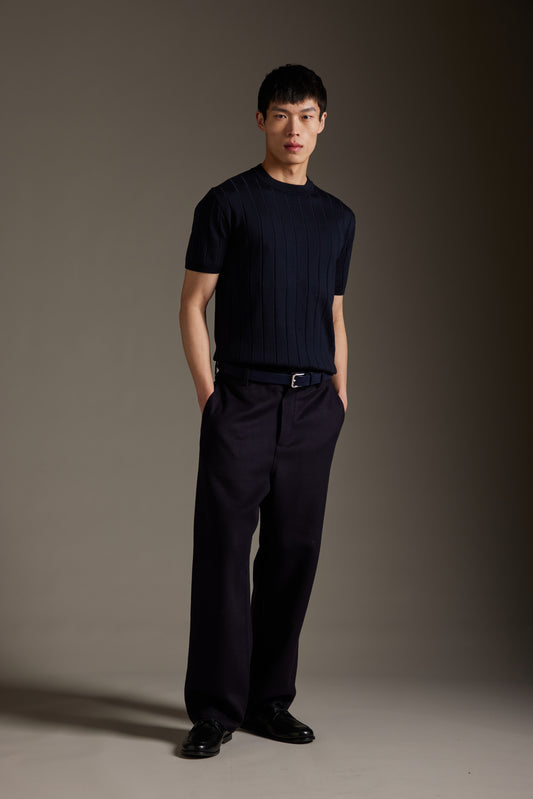 Kangra - Tricou din lana 100%, culori disponibile: negru, albastru, bej.
