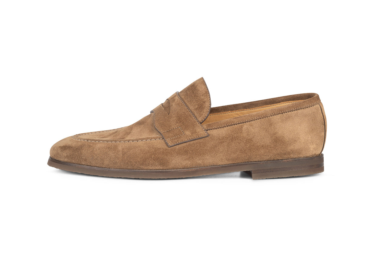 Barrett - Pantofi tip loafer din piele naturala intoarsa