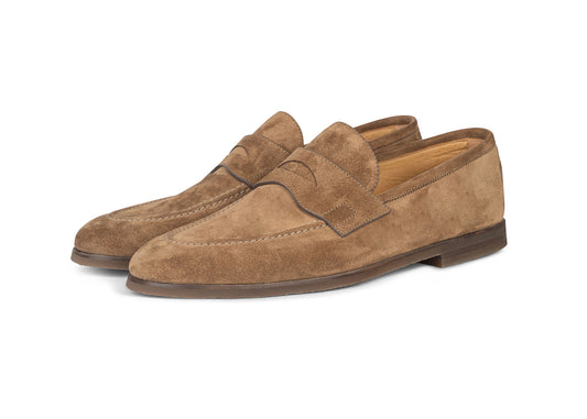 Barrett - Pantofi tip loafer din piele naturala intoarsa