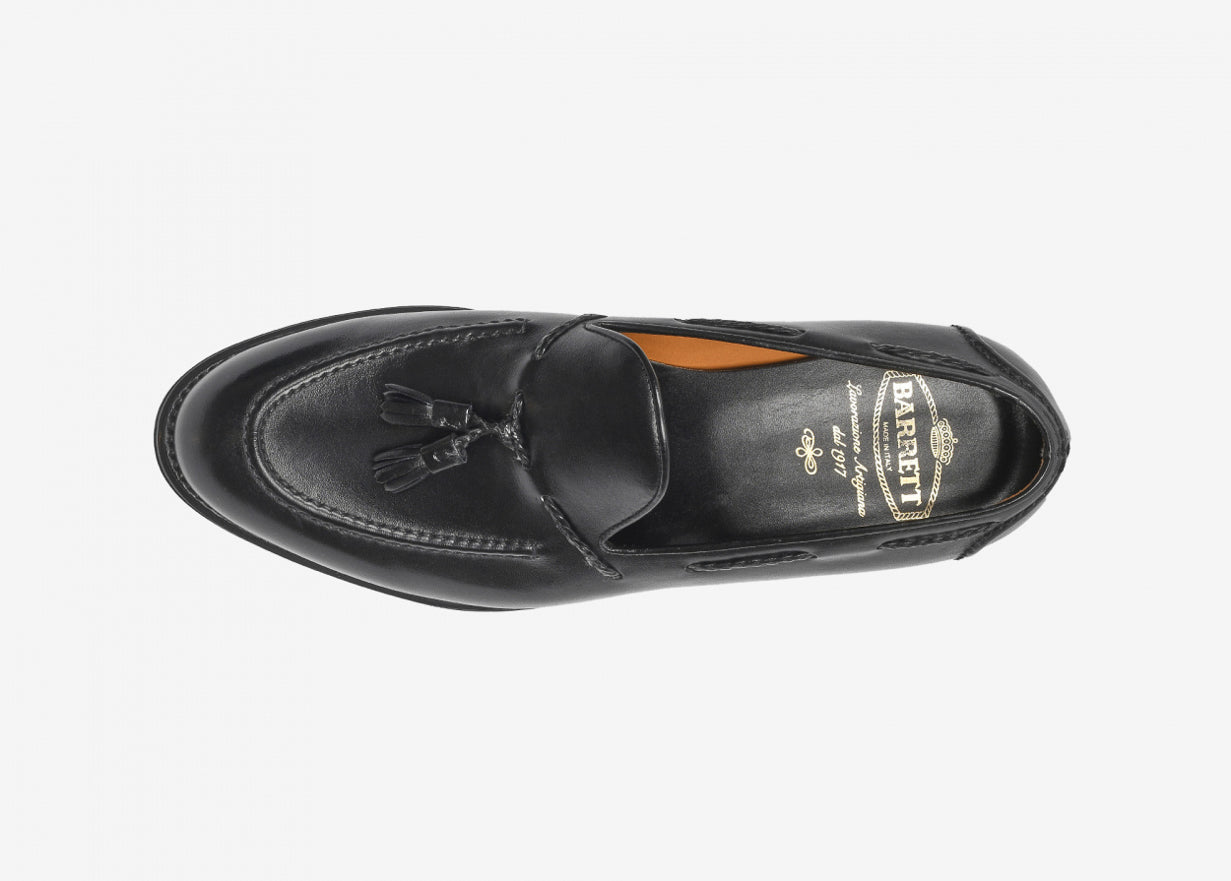 Barrett - Pantofi din piele naturala tip loafer cu aplicatie siret fals